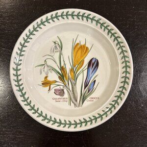 Portmeirion Botanic Garden Galanthus Crocus Bread & Butter Plate 7 1/4"